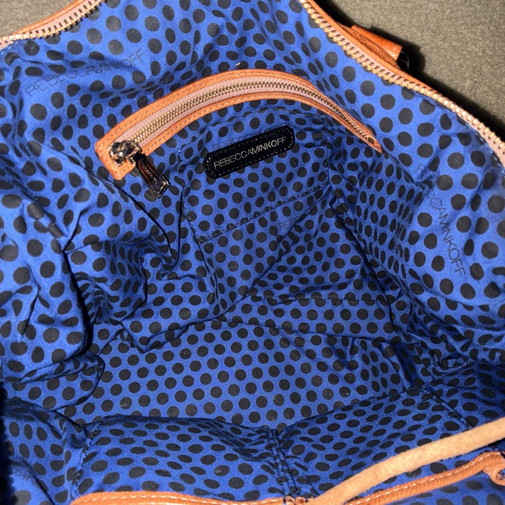 Rebecca Minkoff Stylish Tan Leather Women's Bag - Picture 2 of 3
